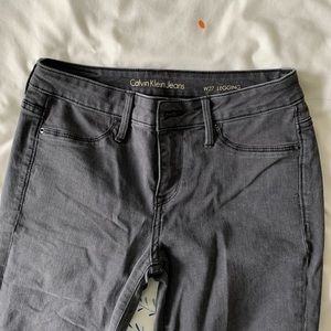 Calvin Klein Jeans legging low rise black skinny jeans size 27